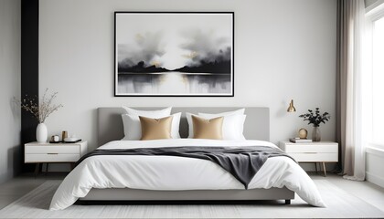 white and gold theme modern interior design