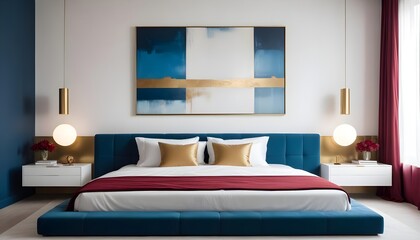 white and gold theme modern interior design
