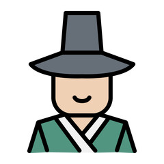 Male hanbok icon