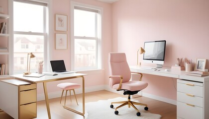 white and gold theme modern interior design