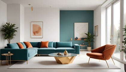 white and gold theme modern interior design