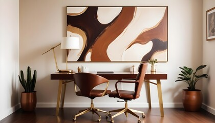 white and gold theme modern interior design