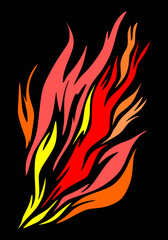 fire flames background