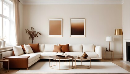 white and gold theme modern interior design