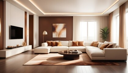 white and gold theme modern interior design