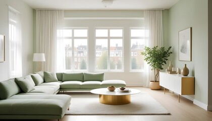 white and gold theme modern interior design