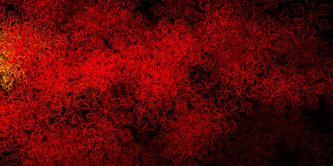 Dark red vector texture with wry lines.