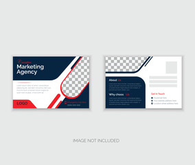 Postcard design template