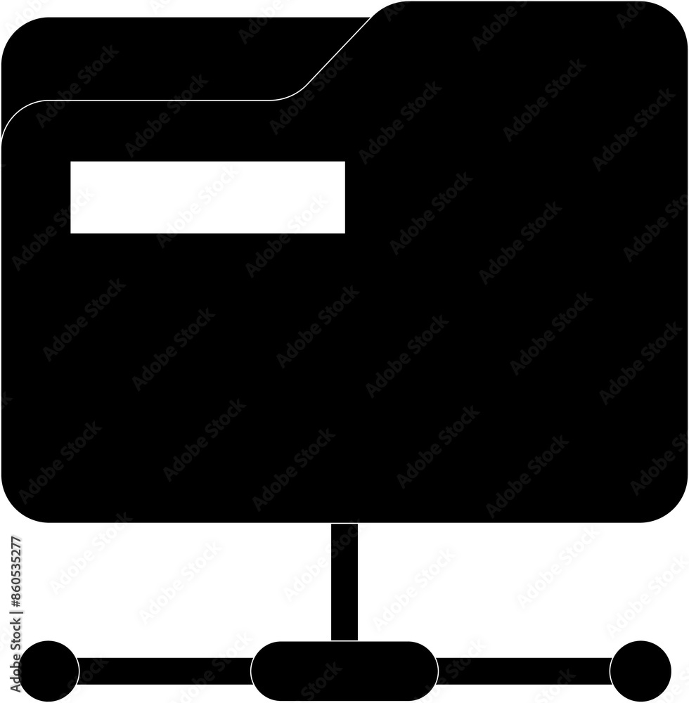 Poster folder icon isolated on white background. vector illustration. eps10. vector icon for website design