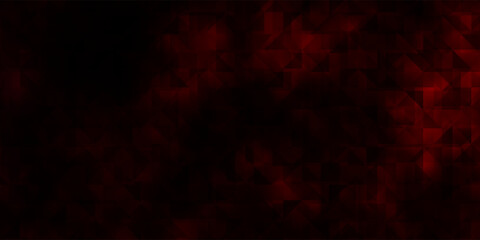 Fototapeta premium Dark Red vector pattern with polygonal style.