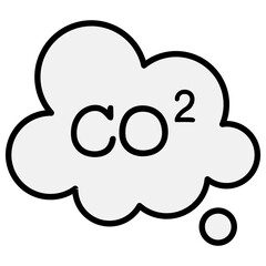 Air pollution icon