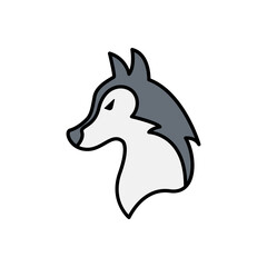 Obraz premium Wolf icon