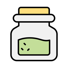 Tea powder icon