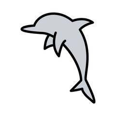 Obraz premium Dolphin icon
