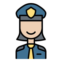 Policewoman icon