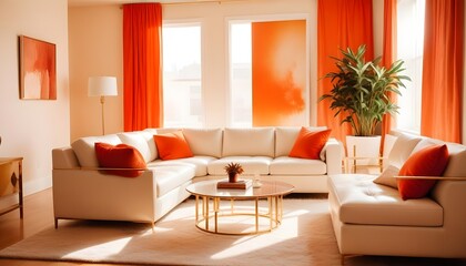 white and gold theme modern interior design