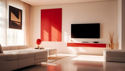white and gold theme modern interior design