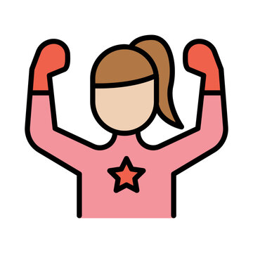 recommend clip art: Super woman icon