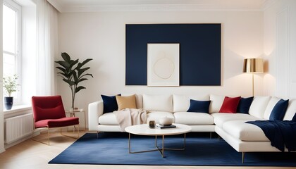 white and gold theme modern interior design