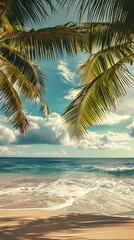Fototapeta premium Palm Shade Haven