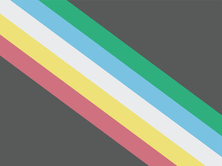 Disability pride flag. Color stripes representing a form of impairment.