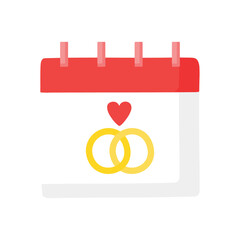 Engagement calendar in cute style