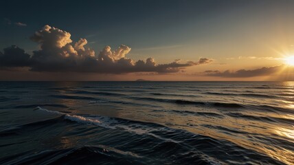 Obraz premium sunset on the beach
