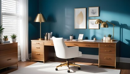 white and gold theme modern interior design