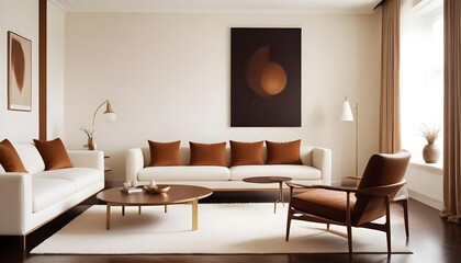 white and gold theme modern interior design