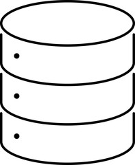 Vector Design Database Icon Style