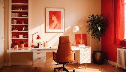 white and gold theme modern interior design