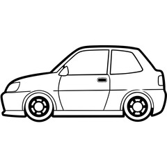 Modified car coloring pages