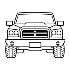 Modified car coloring pages