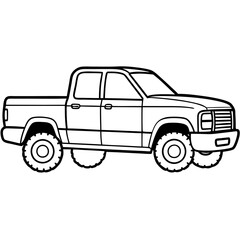 Modified car coloring pages