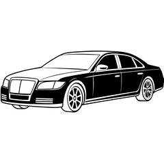Fototapeta premium Modified car coloring pages