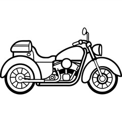 Obraz premium Modified car coloring pages