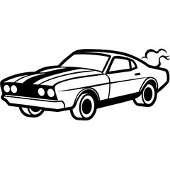 Modified car coloring pages