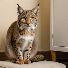 cat, simple background, AI Art
