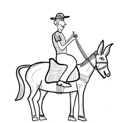 Xilogravura Boiadeiro