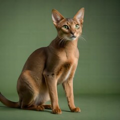 cat, simple background, AI Art
