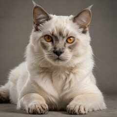 cat, simple background, AI Art
