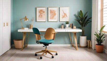 white and gold theme modern interior design