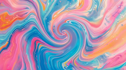 Vibrant tie-dye pattern with soft colors, perfect for fabric prints or adding a psychedelic touch to designs with its hypnotic swirls.