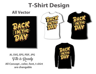 Bold Statement, Inspirational Quote Typography T-Shirt Design Template Excellence