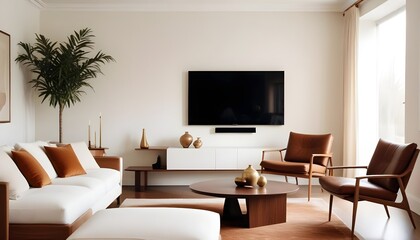 white and gold theme modern interior design