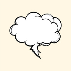 Colorful Comic Speech Bubbles with Emoticons