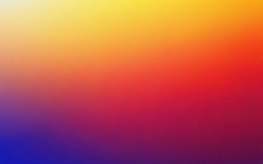 Bright gradient background transitioning from yellow to orange red to purple