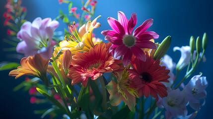 flower bouquets  bunch of flowers : Generative AI