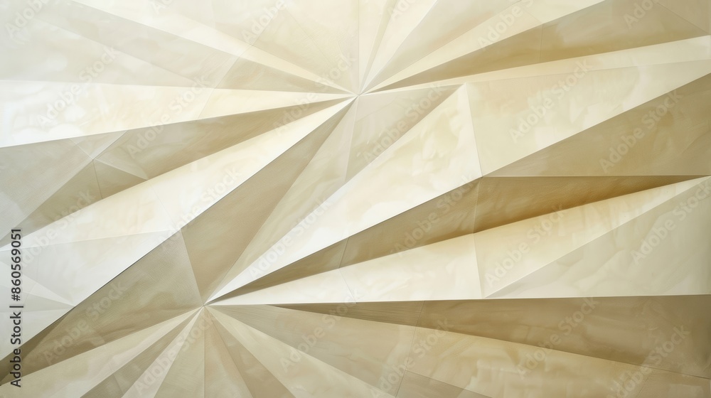 Aufkleber soothing background with diagonal paper folds for calming designs generative ai