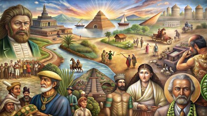 Fototapeta premium history 